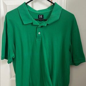 Hilfiger Green Cotton Polo Shirt